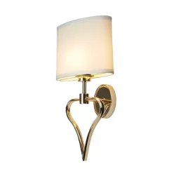   Elstead Lighting FALMOUTH BATH-FALMOUTH-FG Fali lámpa 1x3,5W/G9 + 1x1W/LED 320LM, 70LM IP44