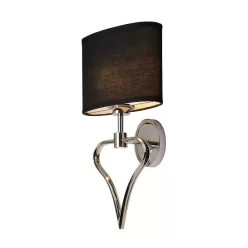   Elstead Lighting FALMOUTH BATH-FALMOUTH-PC Fali lámpa 1x3,5W/G9 + 1x1W/LED 320LM, 70LM IP44