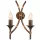 Elstead Lighting BAMBOO BB2-B-BRZ-PATINA Fali lámpa 2x60W/E14