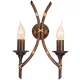 Elstead Lighting BAMBOO BB2-B-BRZ-PATINA Fali lámpa 2x60W/E14