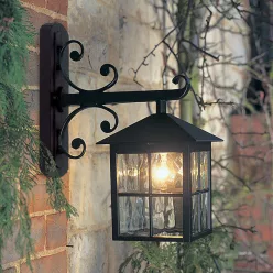   Elstead Lighting WINCHESTER BL19-BLACK Fali lámpa 1x60W/E27 IP43