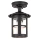 Elstead Lighting HEREFORD BL21A-BLACK Süllyesztett mennyezeti lámpa 1x60W/E27 IP43