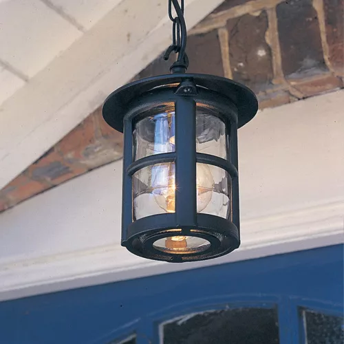 Elstead Lighting HEREFORD BL21B-BLACK Függőlámpa 1x60W/E27 IP43