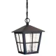 Elstead Lighting CANTERBURY BL48M-BLACK Függőlámpa 1x60W/E27 IP43