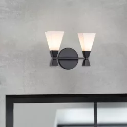   Elstead Lighting Bowtie BOWTIE-2-MB Fali lámpa 2x3 W/G9 3000 K 600 lm ip44