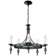 Elstead Lighting BELFRY BY5-BLACK Csillár 5x60W/E14
