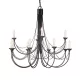Elstead Lighting CARISBROOKE CB12-BLACK Csillár 12x60W/E14