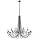 Elstead Lighting CARISBROOKE CB18-BLACK Csillár 18x60W/E14