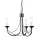 Elstead Lighting CARISBROOKE CB3-BLACK Csillár 3x60W/E14