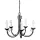 Elstead Lighting CHARTWELL CH5-BLACK Csillár 5x60W/E14
