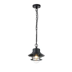   Elstead Lighting Copenhagen COPENHAGEN8-BK Függőlámpa 1x60W/E27 IP44