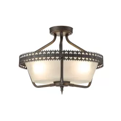 Elstead Lighting CROWN CROWN-SF Plafonlámpa 3x60W/E27