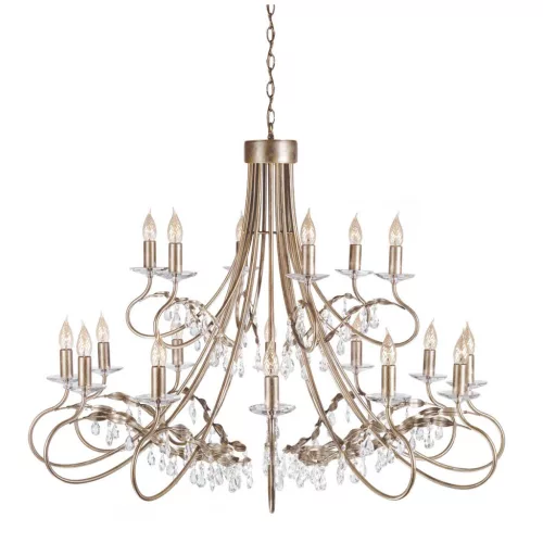 Elstead Lighting CHRISTINA CRT18-SIL-GOLD Csillár 18x60W/E14