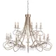 Elstead Lighting CHRISTINA CRT18-SIL-GOLD Csillár 18x60W/E14