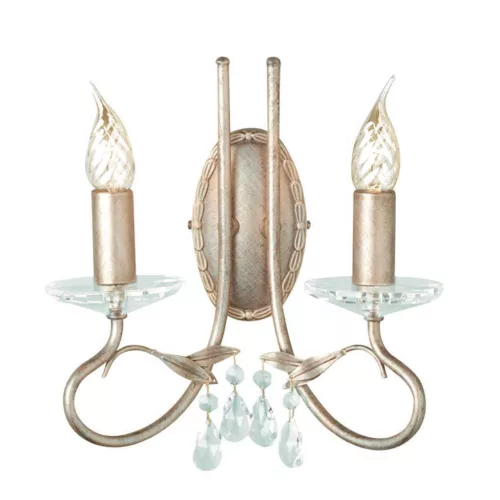 Elstead Lighting CHRISTINA CRT2-SILVER-GOLD Fali lámpa 2x60W/E14