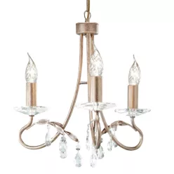   Elstead Lighting CHRISTINA CRT3-SILVER-GOLD Csillár 3x60W/E14