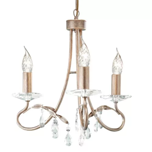 Elstead Lighting CHRISTINA CRT3-SILVER-GOLD Csillár 3x60W/E14