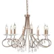 Elstead Lighting CHRISTINA CRT8-SILVER-GOLD Csillár 8x60W/E14