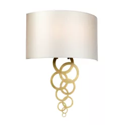   Elstead Lighting Curtis CURTIS-LARGE-AB Fali lámpa 2x60W/E27