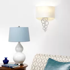   Elstead Lighting Curtis CURTIS-LARGE-PC Fali lámpa 2x60W/E27