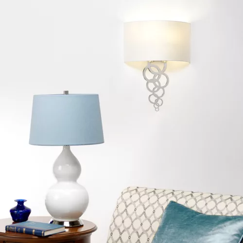 Elstead Lighting Curtis CURTIS-LARGE-PC Fali lámpa 2x60W/E27