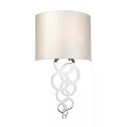   Elstead Lighting Curtis CURTIS-MEDIUM-PC Fali lámpa 1x60W/E27