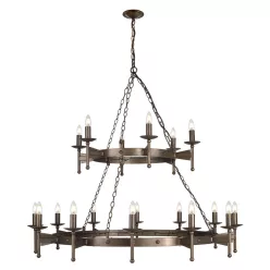Elstead Lighting CROMWELL CW18-OLD-BRZ Csillár 18x60W/E14