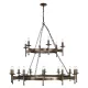 Elstead Lighting CROMWELL CW18-OLD-BRZ Csillár 18x60W/E14