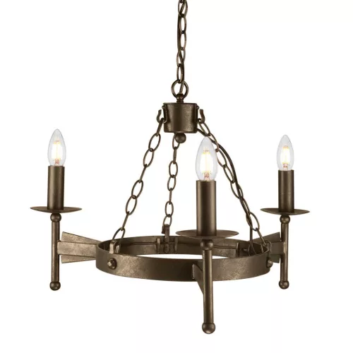 Elstead Lighting CROMWELL CW3-OLD-BRZ Csillár 3x60W/E14