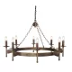 Elstead Lighting CROMWELL CW8-OLD-BRZ Csillár 8x60W/E14