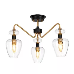   Elstead Lighting ARMAND DL-ARMAND-SF3-AB Plafonlámpa 3x40W/E14