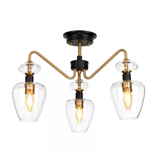 Elstead Lighting ARMAND DL-ARMAND-SF3-AB Plafonlámpa 3x40W/E14