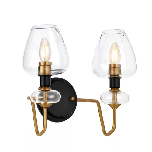 Elstead Lighting ARMAND DL-ARMAND2-AB Fali lámpa 2x40W/E14