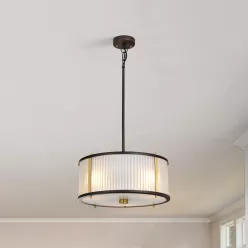   Elstead Lighting CORONA DL-CORONA-3P-BAB Függőlámpa 3x60W/E27
