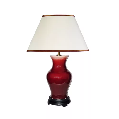 Elstead Lighting Oxblood DL-MAJIN-SMALL-TL-OXB Asztali lámpa 1x60 W/E27