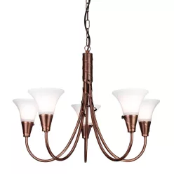 Elstead Lighting EMILY EM5-COPPER Csillár 5x60W/E14