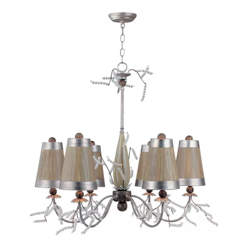 ELSTEAD FB-KRISTAL-LUXE6 KRISTAL Modern Csillár Ezüst, Taupe E27 IP20