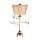 Flambeau KRISTAL FB-KRISTAL-TL Asztali lámpa 1x60W/E27