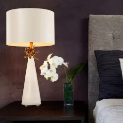 Flambeau NEO WHITE FB-NEO-TL-FR-WHT Asztali lámpa 1x60W/E27