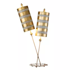 Flambeau NETTLE FB-NETTLELUX-G-TL Asztali lámpa 2x60W/E27
