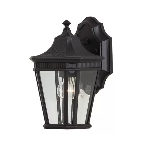 Feiss COTSWOLD LANE FE-COTSLN2-S-BK Fali lámpa 1x60W/E27 IP44