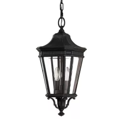   Feiss COTSWOLD LANE FE-COTSLN8-M-BK Függőlámpa 2x60W/E14 IP23