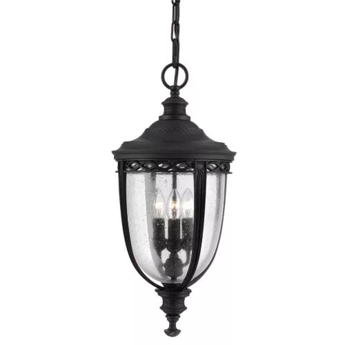 Feiss ENGLISH BRIDLE FE-EB8-L-BLK Függőlámpa 3x60W/E14 IP23