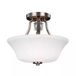 Feiss EVINGTON FE-EVINGTON-SF-SN Plafonlámpa 2x60W/E27