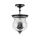 Feiss Pickering Lane FE-PICKERING-LANE-SF-BLK Plafonlámpa 3x40 W/E14