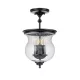 Feiss Pickering Lane FE-PICKERING-LANE-SF-BLK Plafonlámpa 3x40 W/E14