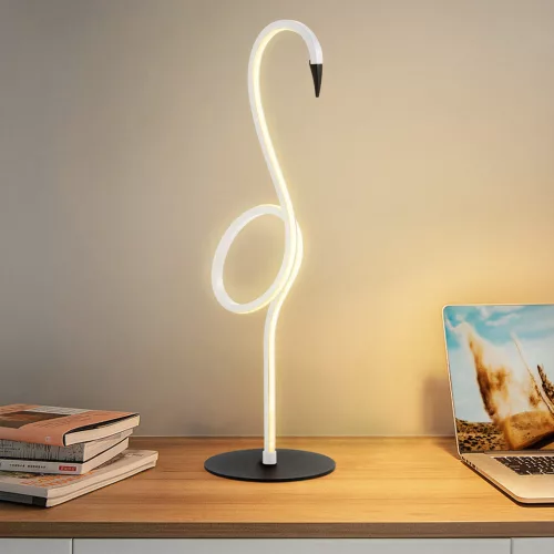 Elstead Lighting Flamingo FLAMINGO-TL-WHT Asztali lámpa 1x6 W /LED 3000 K 420 lm