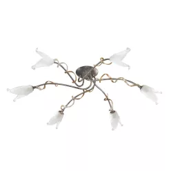 Elstead Lighting FLY FLY6-SF-BRZ-ANT Plafonlámpa 6x40W/G9