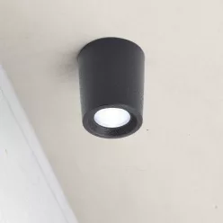   ELSTEAD FMG-LIVIA60-BLK LIVIA Modern Kültéri Mennyezeti Lámpa G9 IP55