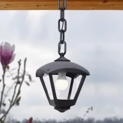   Fumagalli Sicar FMG-SICAR-DARIO-BLK Függeszték 1x23W/E27 IP55